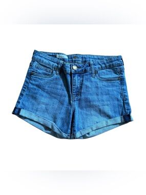 Kut from the Kloth Perry Rolled Short Light Blue Denim Jean 2